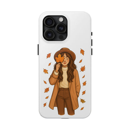 Autumn Leaves Tough Phone Cases, Fall Decor, Cute Phone Accessory, Seasonal Gift, Phone Protective Case