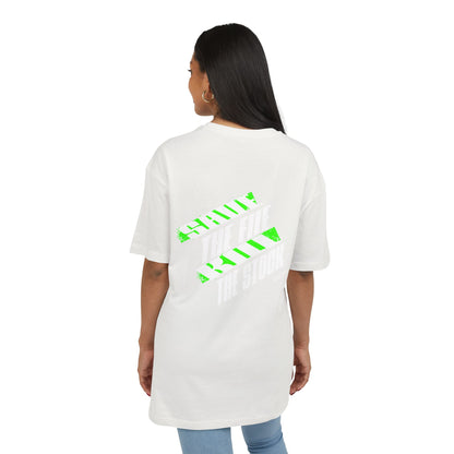 Unisex Heavy Oversize Tee - "Just Feel, Nothing Else" Graphic Tee