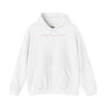 Everyday is Love Hoodie | Minimal Script Heart, Pastel Pink Text
