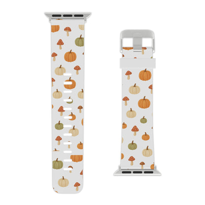 Autumn Pumpkin Apple Watch Band, Fall Watch Strap, Seasonal Gifts for Her, Cute Fall Accessories, Halloween Style