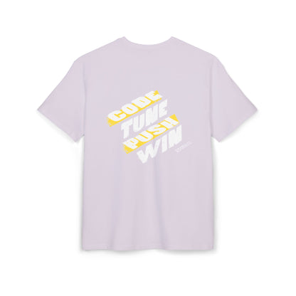 Motivational Oversize Tee - "Just Breathe, Nothing Else"