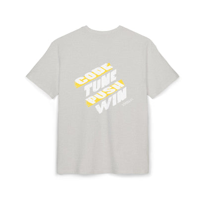 Motivational Oversize Tee - "Just Breathe, Nothing Else"
