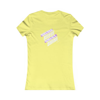 Inspirational Women's Tee - "Dream, Believe, Shine"