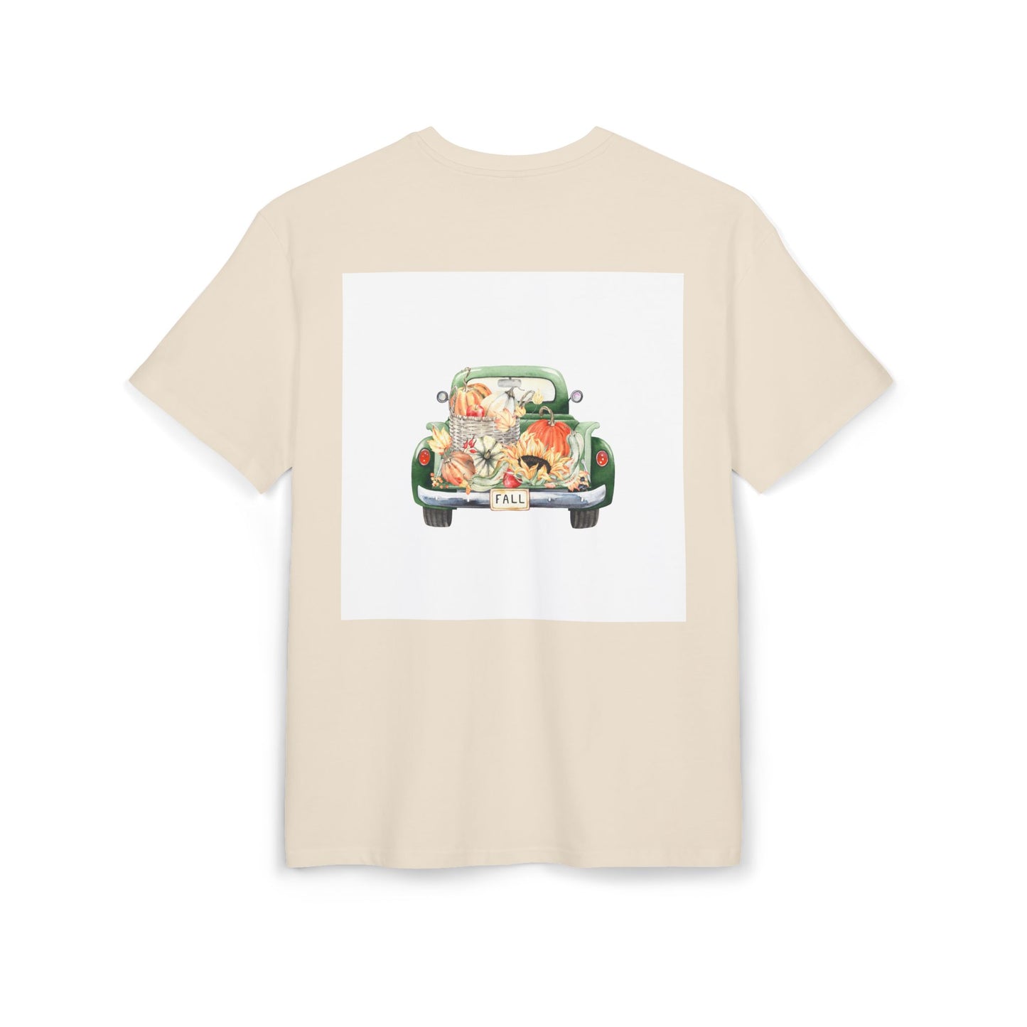 Autumn Vibes Unisex Heavy Oversize Tee, Fall Fashion, Pumpkin Day Shirt, Harvest Festival Tee, Cozy Casual Wear