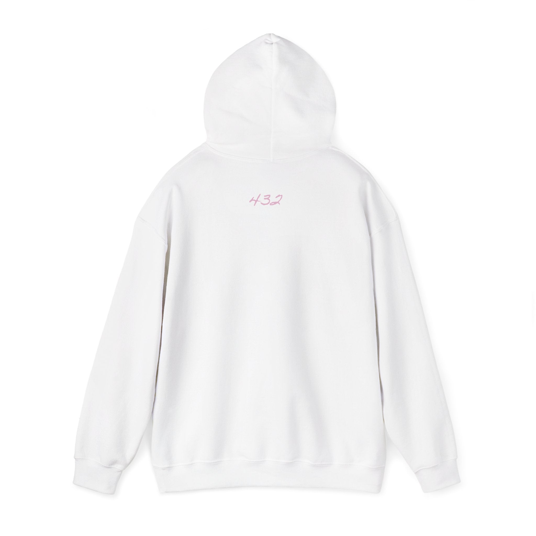 persevere & love Hoodie | minimalist script, soft pink text