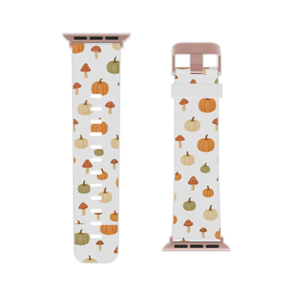 Autumn Pumpkin Apple Watch Band, Fall Watch Strap, Seasonal Gifts for Her, Cute Fall Accessories, Halloween Style