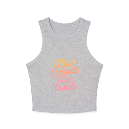 Women's Micro Rib Racer Tank Top