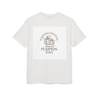 Autumn Vibes Unisex Heavy Oversize Tee, Fall Fashion, Pumpkin Day Shirt, Harvest Festival Tee, Cozy Casual Wear