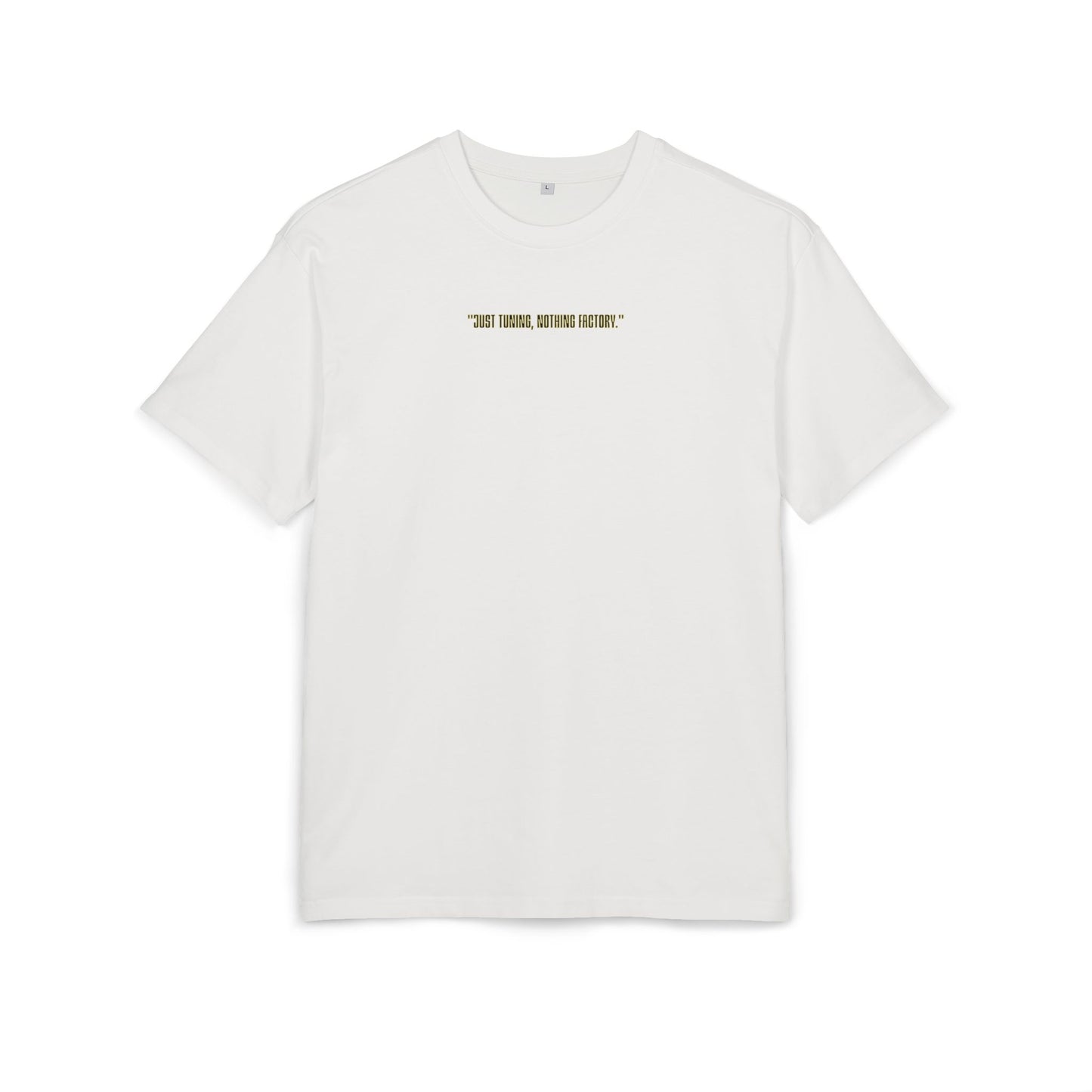 Motivational Oversize Tee - "Just Breathe, Nothing Else"