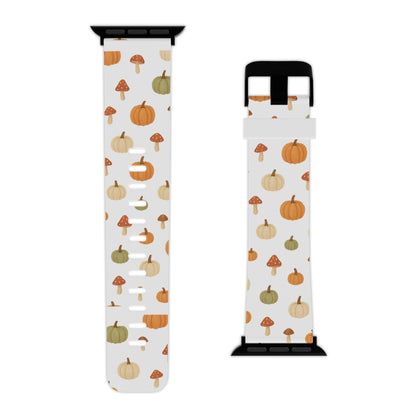 Autumn Pumpkin Apple Watch Band, Fall Watch Strap, Seasonal Gifts for Her, Cute Fall Accessories, Halloween Style