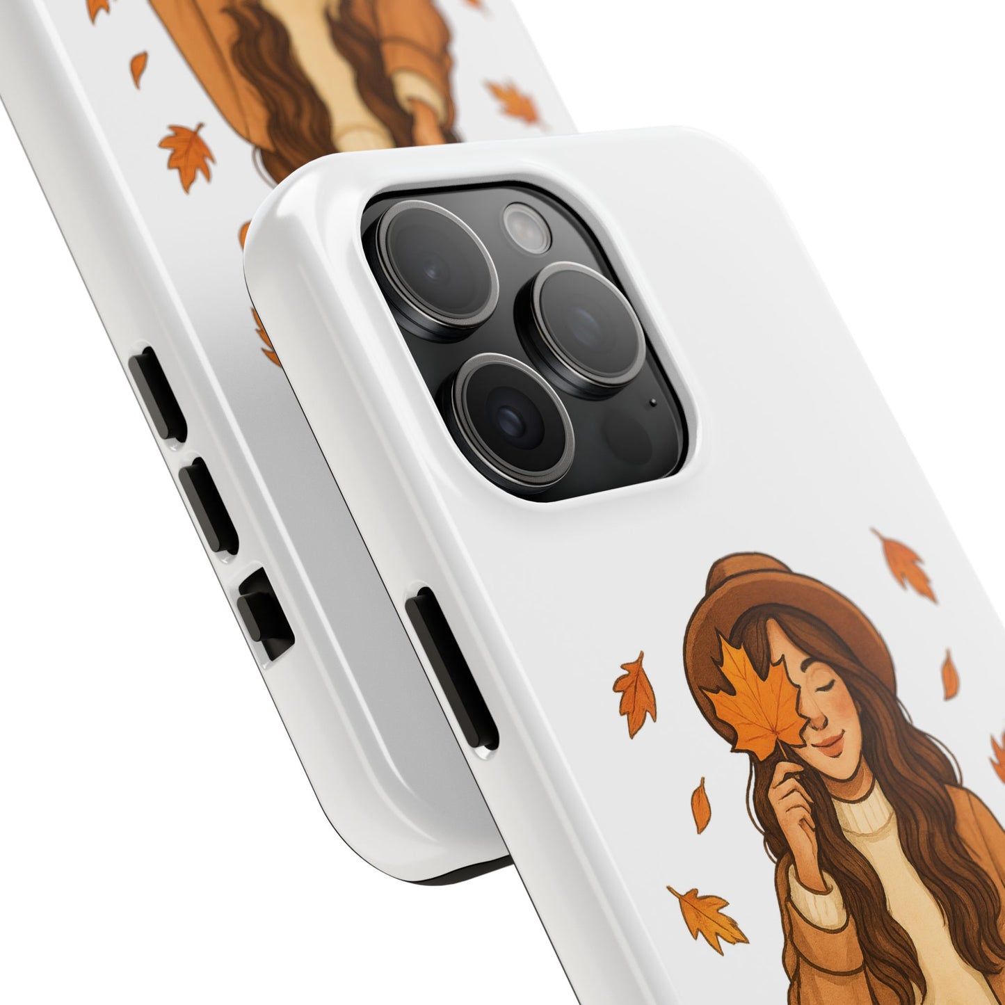 Autumn Leaves Tough Phone Cases, Fall Decor, Cute Phone Accessory, Seasonal Gift, Phone Protective Case