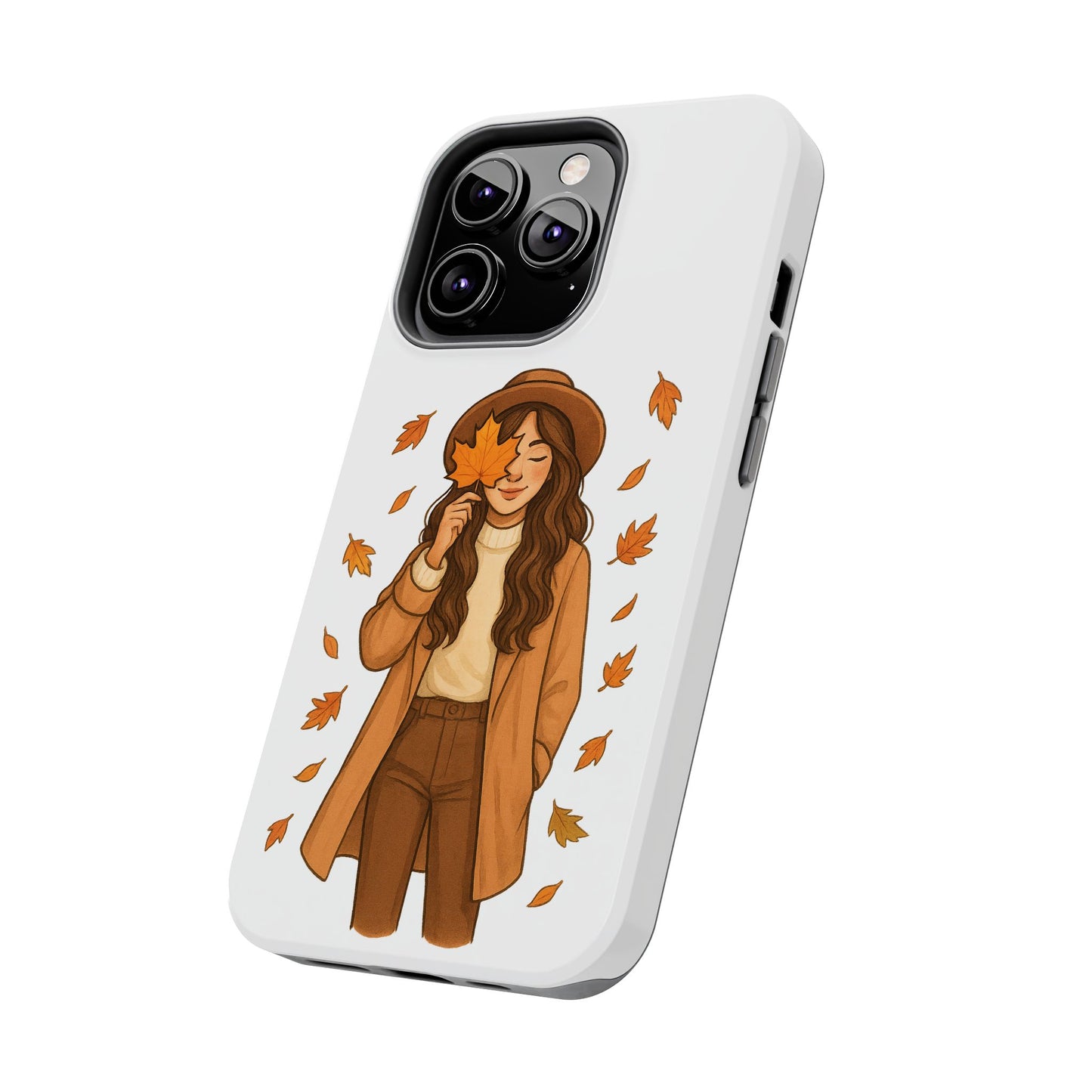 Autumn Leaves Tough Phone Cases, Fall Decor, Cute Phone Accessory, Seasonal Gift, Phone Protective Case