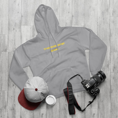 Unisex Motivational Hoodie - "It Was Actively, But Not Anymore" & Bold Graphic Design