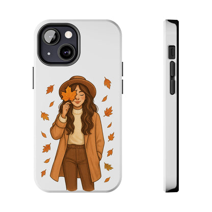 Autumn Leaves Tough Phone Cases, Fall Decor, Cute Phone Accessory, Seasonal Gift, Phone Protective Case