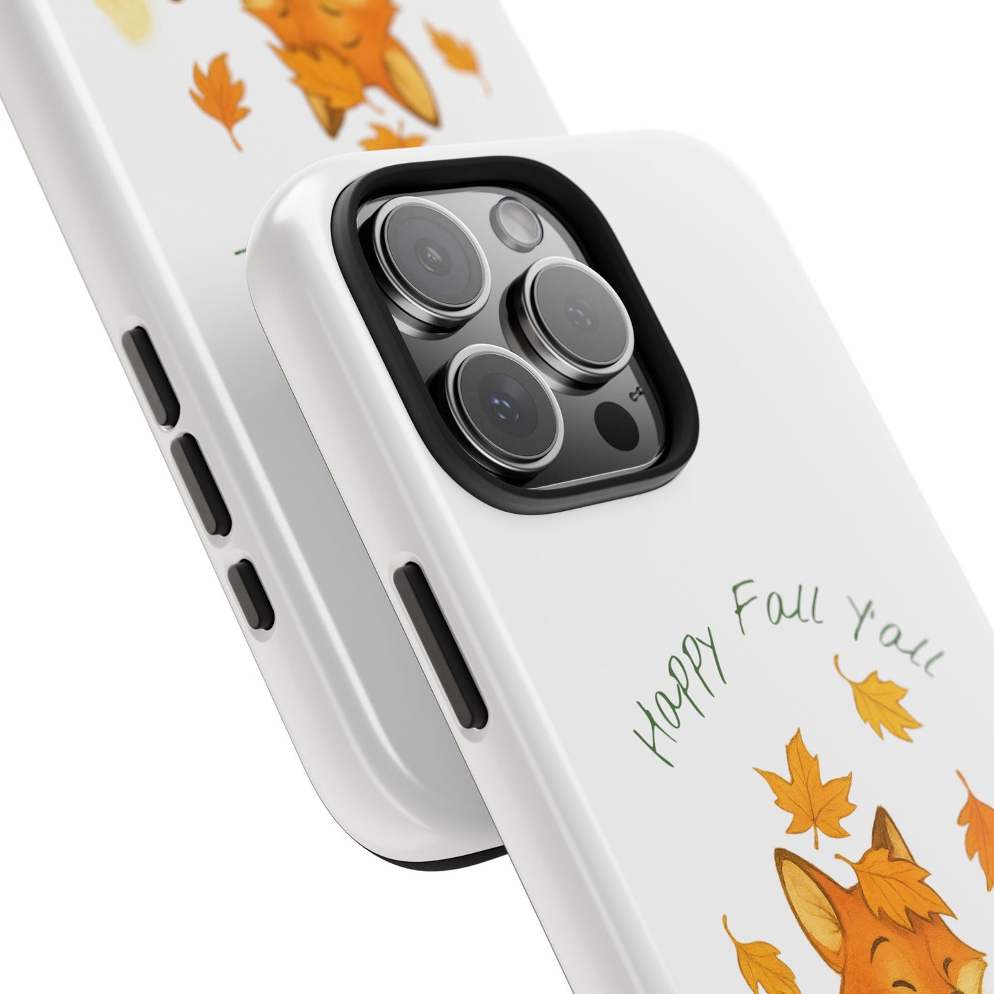 Autumn Fox Phone Case, Fall Animals Tough Case, Cute Pumpkin Design, Seasonal Phone Cover, Gifts for Fall Lovers