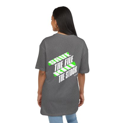 Unisex Heavy Oversize Tee - "Just Feel, Nothing Else" Graphic Tee