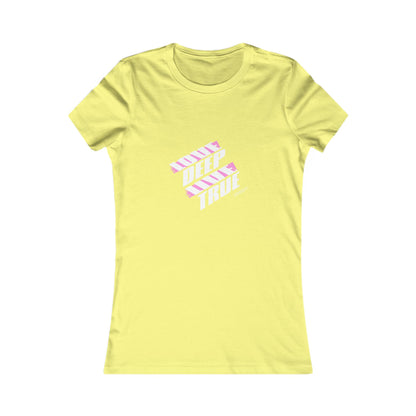 Deep True Women's Favorite Tee - Stylish Graphic Shirt for Everyday Wear