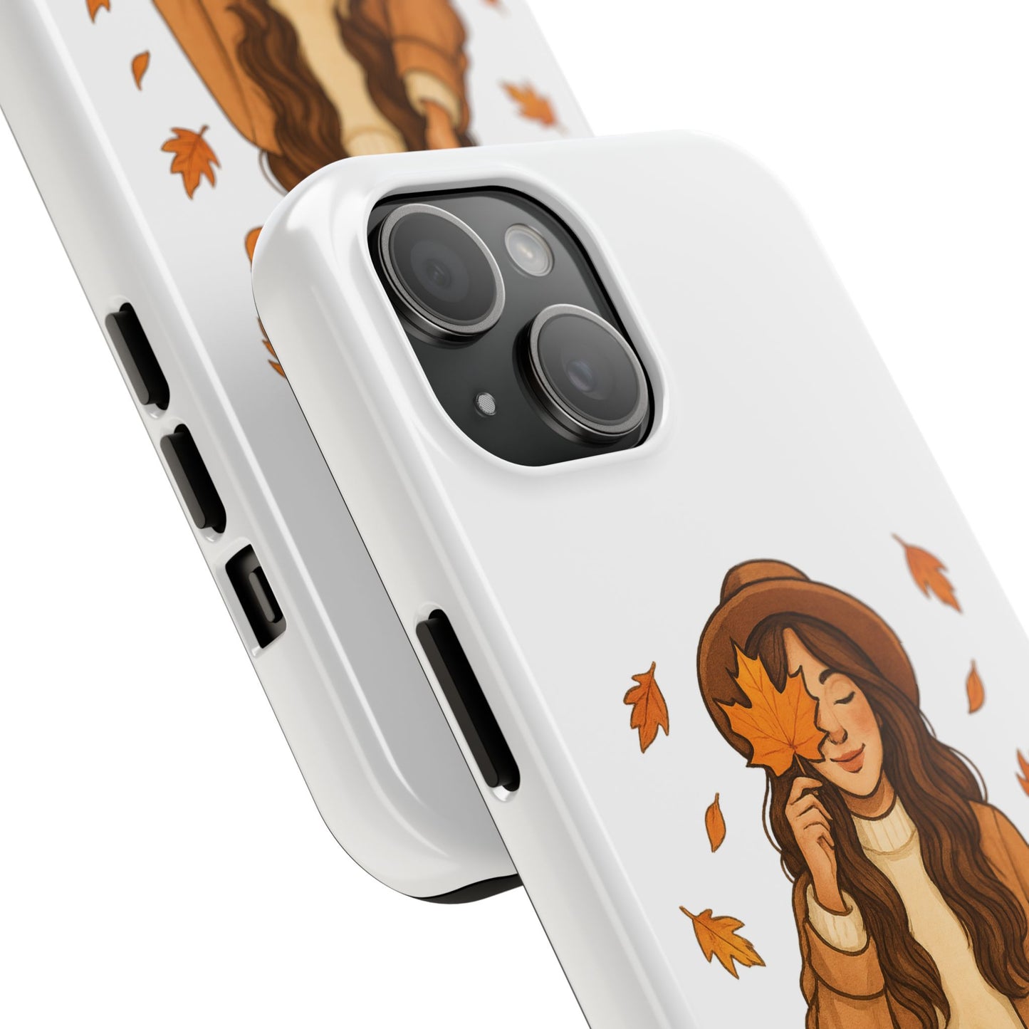 Autumn Leaves Tough Phone Cases, Fall Decor, Cute Phone Accessory, Seasonal Gift, Phone Protective Case