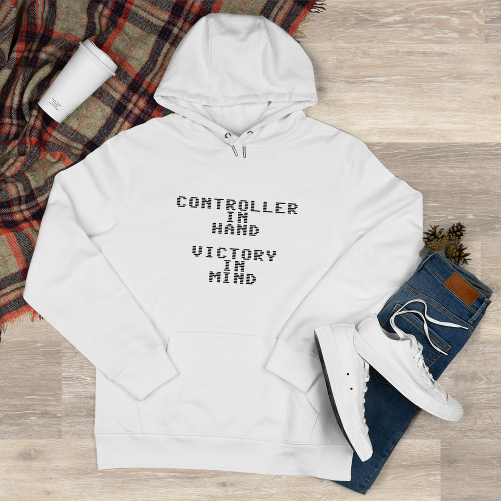 Controller in Hand Victory in Mind Hoodie | Gamer Bee Graphic