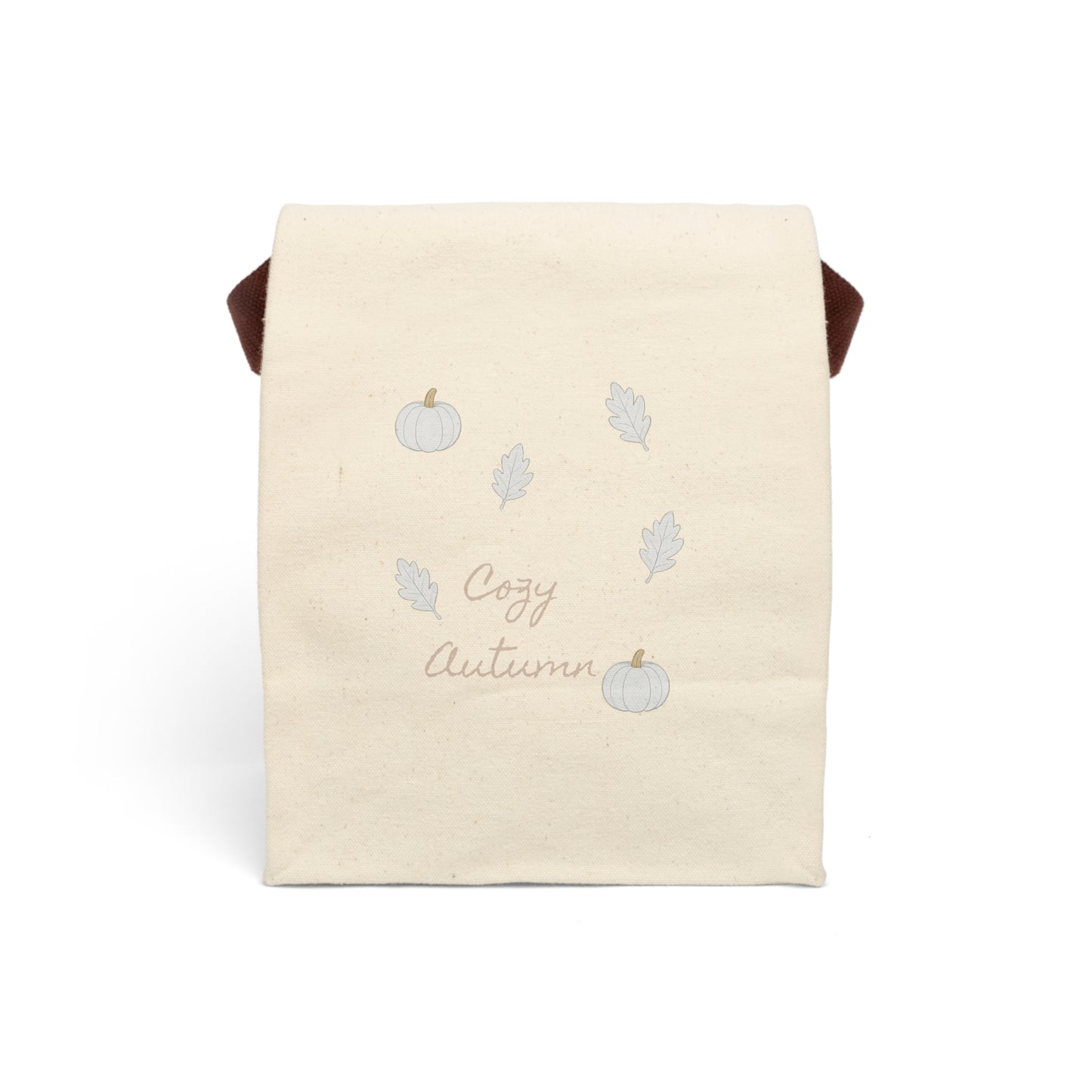 Cozy Autumn Lunch Bag, Eco-Friendly Insulated Tote for Back to School, Picnic, Fall Seasonal Use, Harvest Day Gift, Reusable Food Carrier