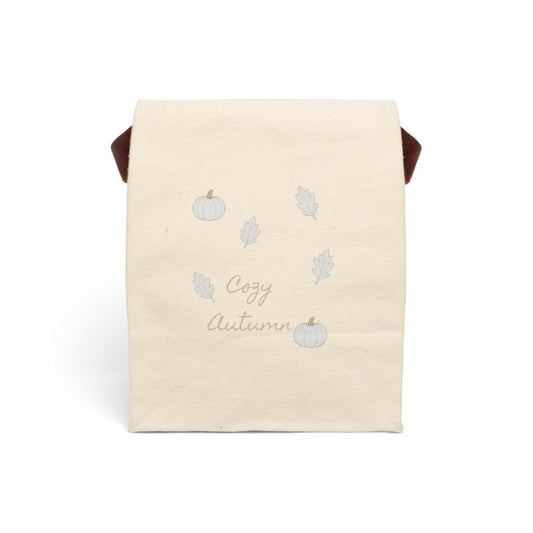 Cozy Autumn Lunch Bag, Eco-Friendly Insulated Tote for Back to School, Picnic, Fall Seasonal Use, Harvest Day Gift, Reusable Food Carrier