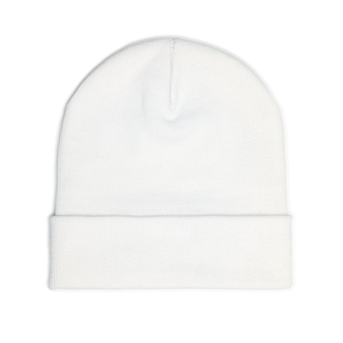 Embroidered Bow Knit Beanie - Cozy Winter Accessory