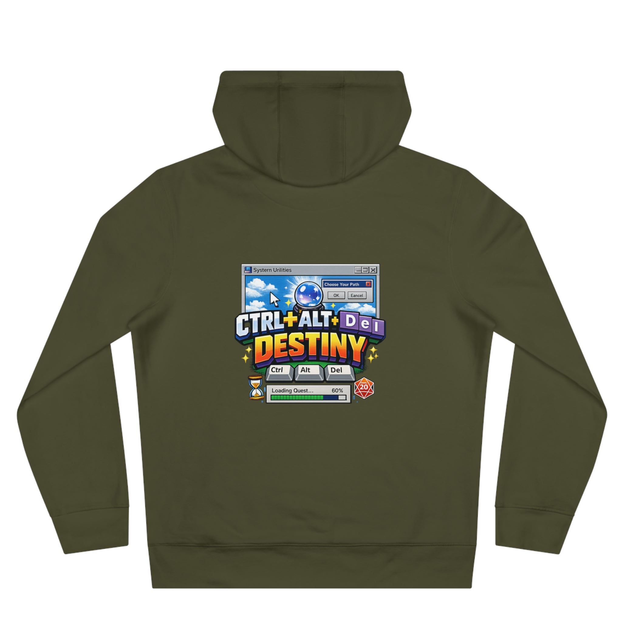 CTRL ALT DEL Destiny Hoodie | Retro Windows Error Graphic Sweatshirt