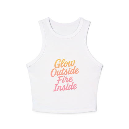 Women's Micro Rib Racer Tank Top