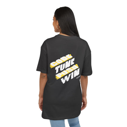 Motivational Oversize Tee - "Just Breathe, Nothing Else"