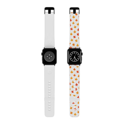 Autumn Leaves Apple Watch Band, Fall Watch Strap, Seasonal Accessory, Nature Lover Gift, Thanksgiving Decor