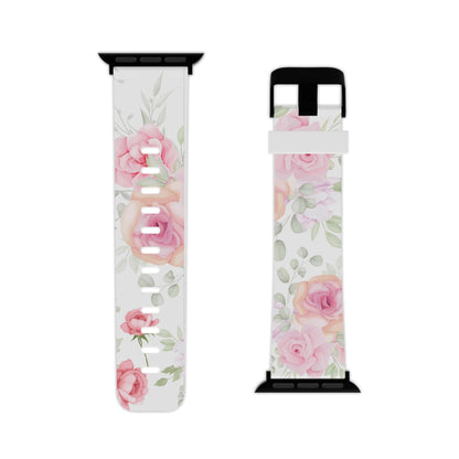 Floral Apple Watch Band | Stylish Rose Design
