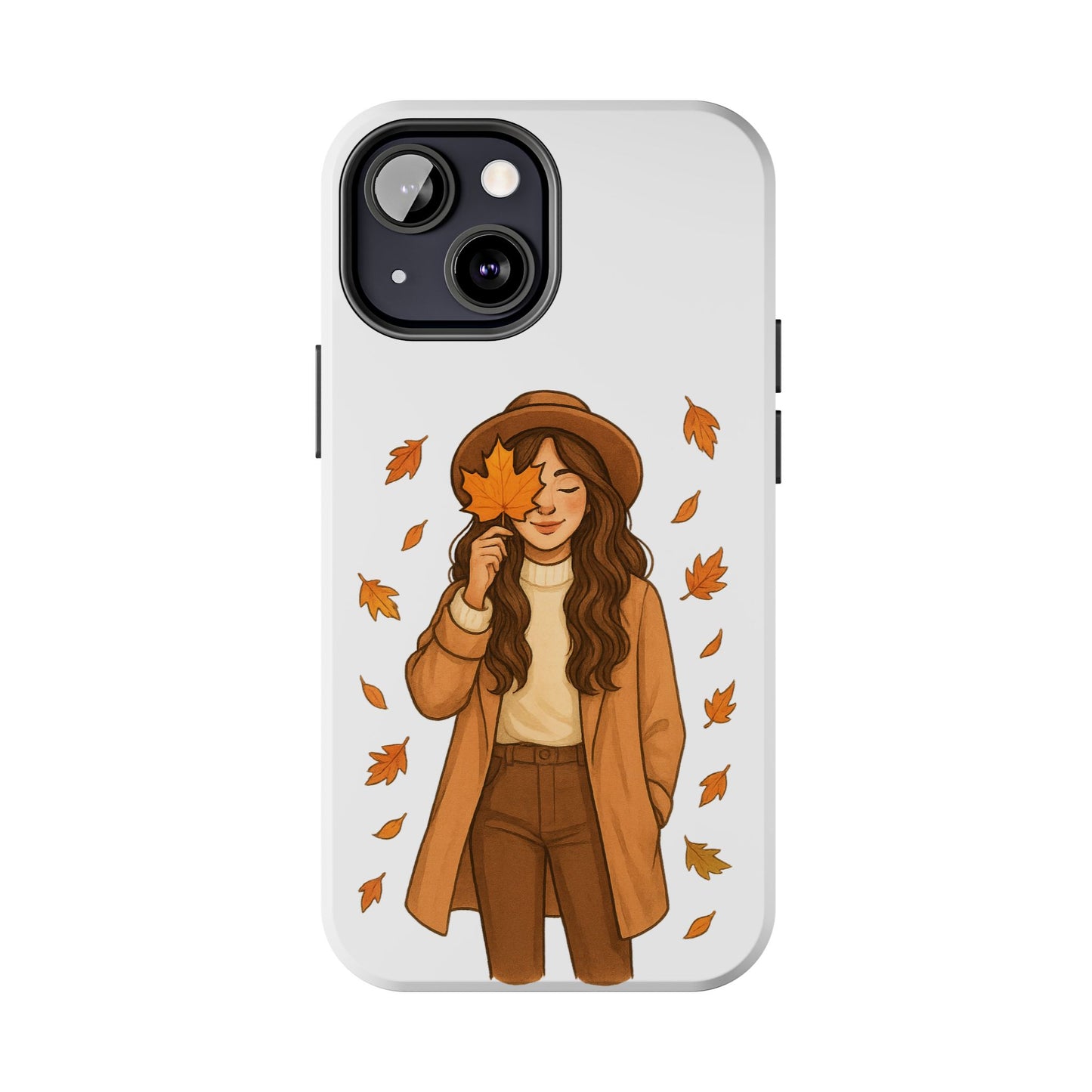 Autumn Leaves Tough Phone Cases, Fall Decor, Cute Phone Accessory, Seasonal Gift, Phone Protective Case
