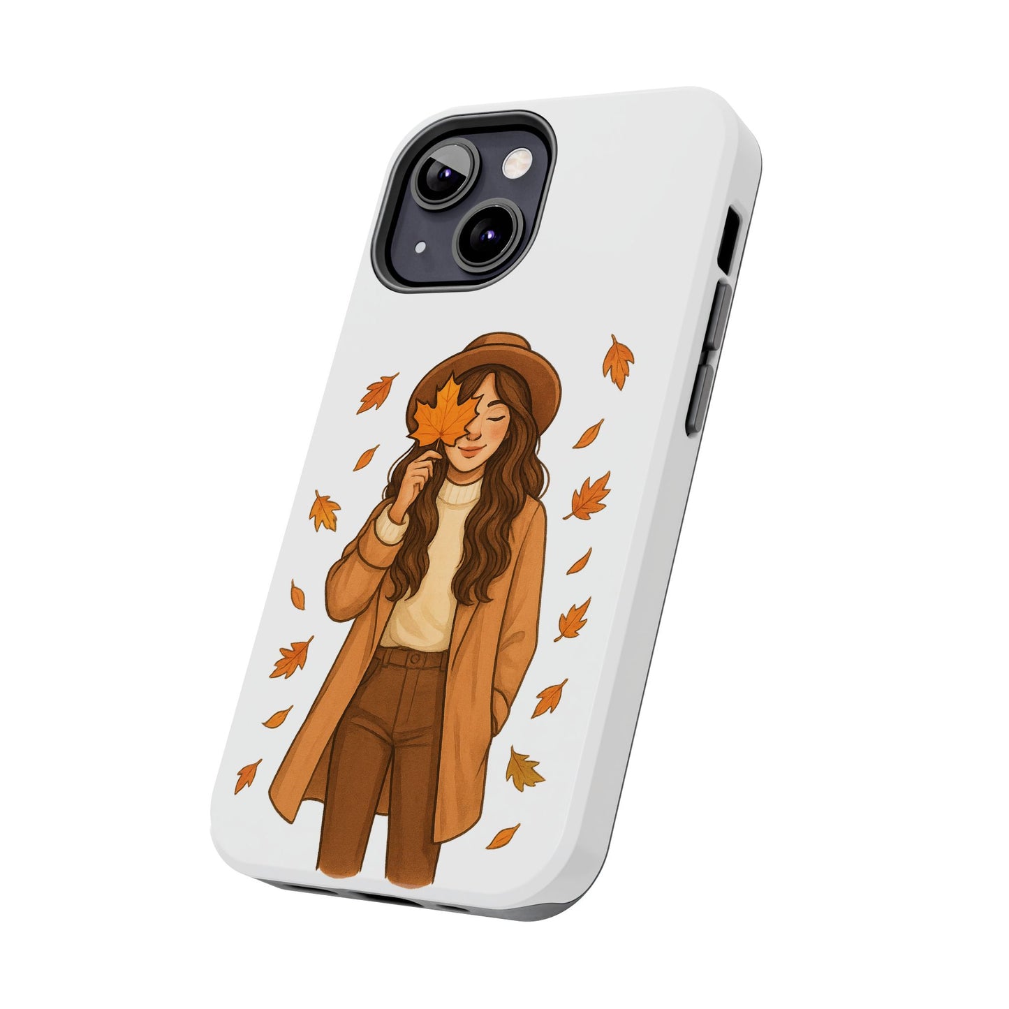 Autumn Leaves Tough Phone Cases, Fall Decor, Cute Phone Accessory, Seasonal Gift, Phone Protective Case