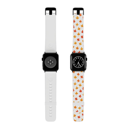 Autumn Leaves Apple Watch Band, Fall Watch Strap, Seasonal Accessory, Nature Lover Gift, Thanksgiving Decor