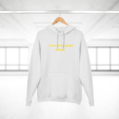 Unisex Motivational Hoodie - "It Was Actively, But Not Anymore" & Bold Graphic Design