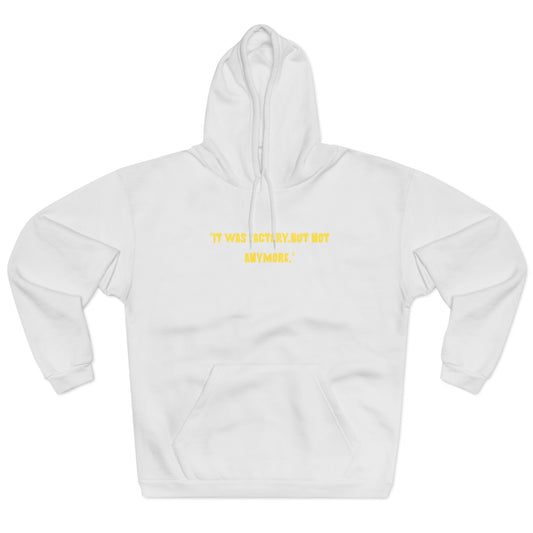 Unisex Motivational Hoodie - "It Was Actively, But Not Anymore" & Bold Graphic Design