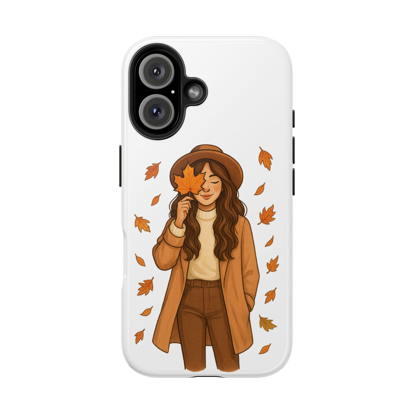 Autumn Leaves Tough Phone Cases, Fall Decor, Cute Phone Accessory, Seasonal Gift, Phone Protective Case
