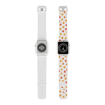 Autumn Leaves Apple Watch Band, Fall Watch Strap, Seasonal Accessory, Nature Lover Gift, Thanksgiving Decor