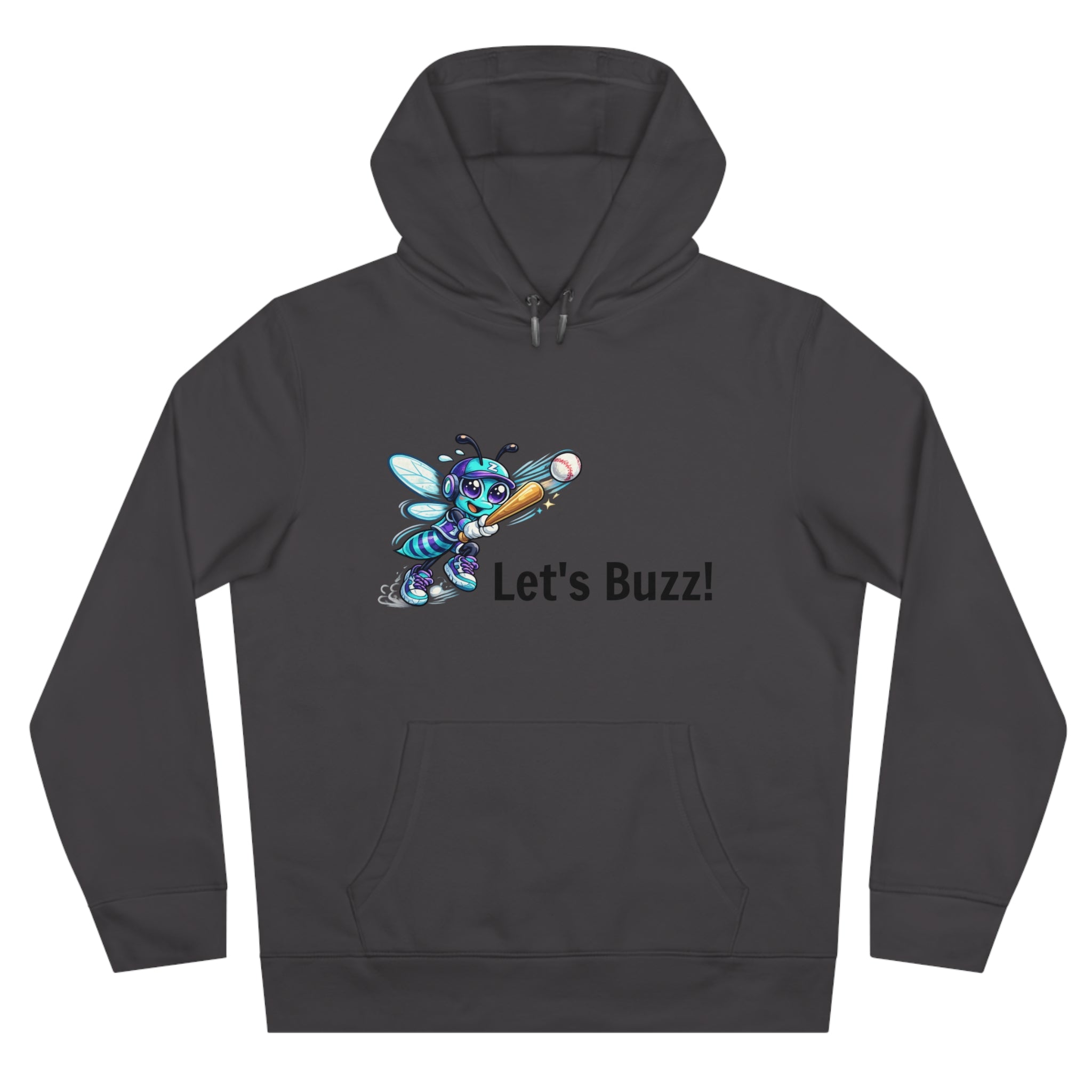 Baseball Bee Let's Buzz sweatshirt | Hoodie