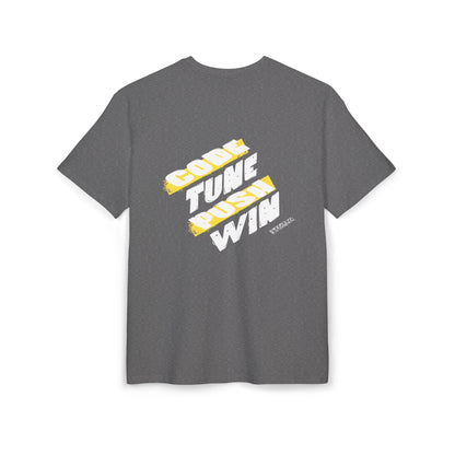 Motivational Oversize Tee - "Just Breathe, Nothing Else"
