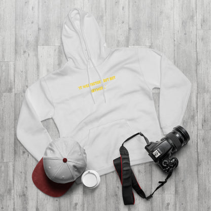 Unisex Motivational Hoodie - "It Was Actively, But Not Anymore" & Bold Graphic Design