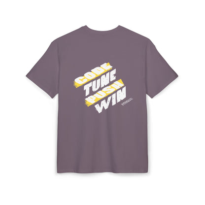 Motivational Oversize Tee - "Just Breathe, Nothing Else"