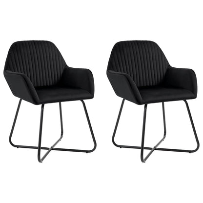 vidaXL Dining Chairs Upholstered Chair with Metal Legs for Living Room Velvet