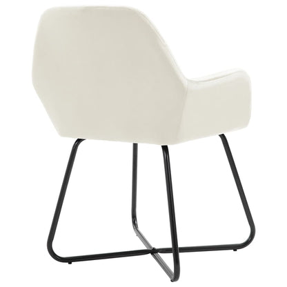 vidaXL Dining Chairs Upholstered Chair with Metal Legs for Living Room Velvet