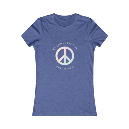 Peace & Love Graphic Tee - Women’s Comfort T-Shirt for All Occasions