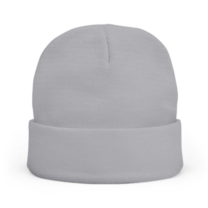 Embroidered Bow Knit Beanie - Cozy Winter Accessory