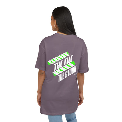 Unisex Heavy Oversize Tee - "Just Feel, Nothing Else" Graphic Tee