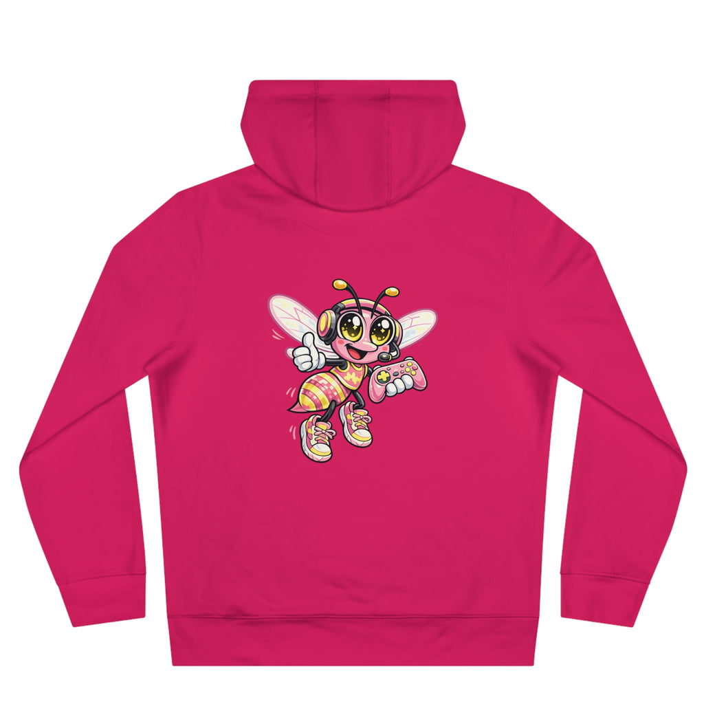 Controller in Hand Victory in Mind Hoodie | Gamer Bee Graphic