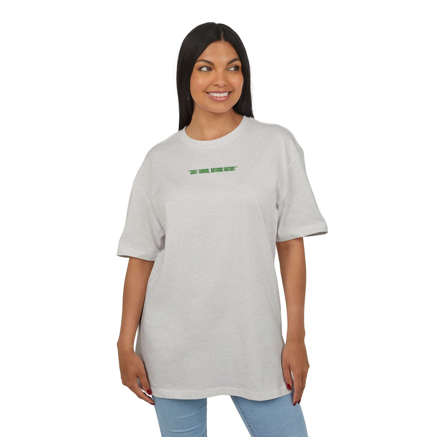 Unisex Heavy Oversize Tee - "Just Feel, Nothing Else" Graphic Tee