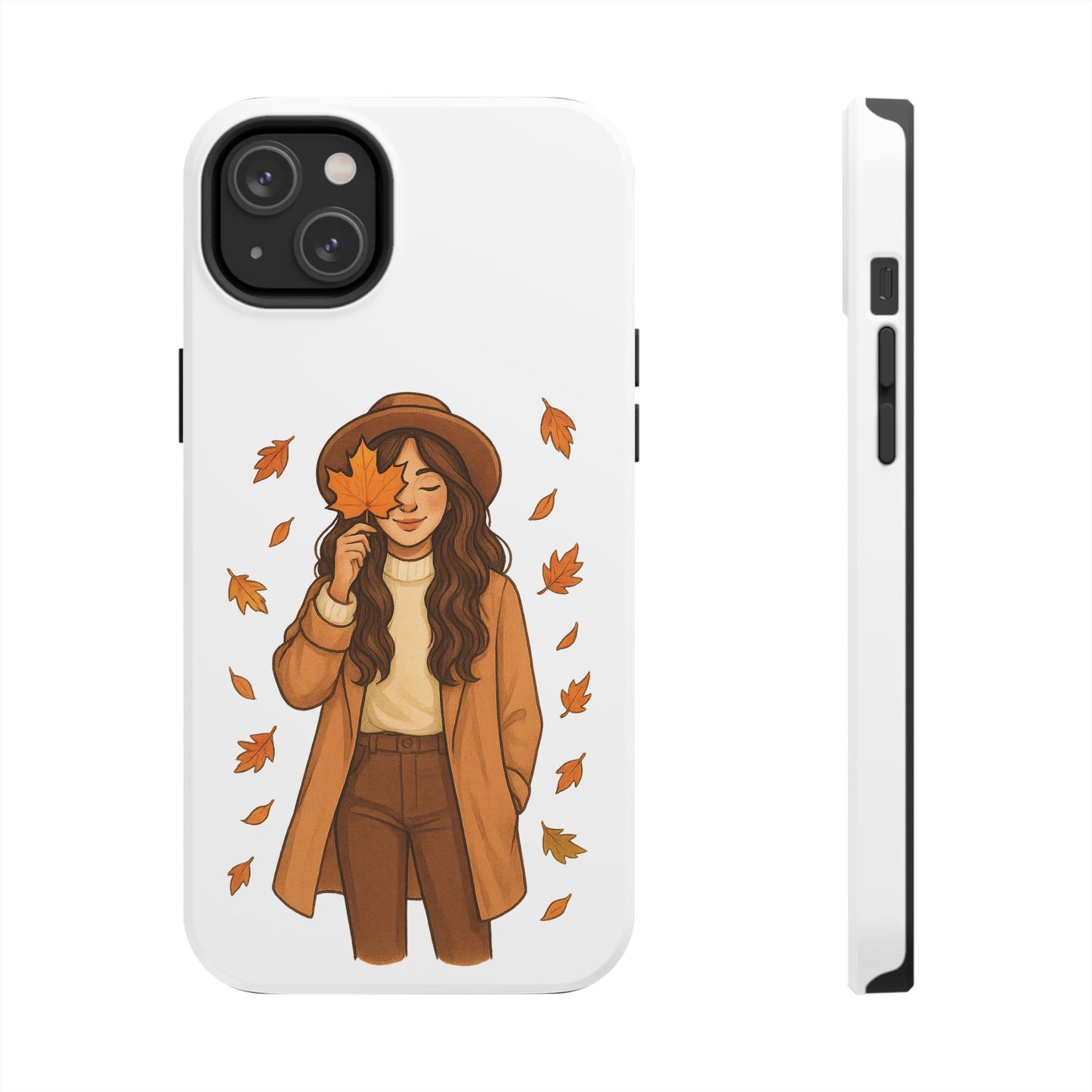 Autumn Leaves Tough Phone Cases, Fall Decor, Cute Phone Accessory, Seasonal Gift, Phone Protective Case
